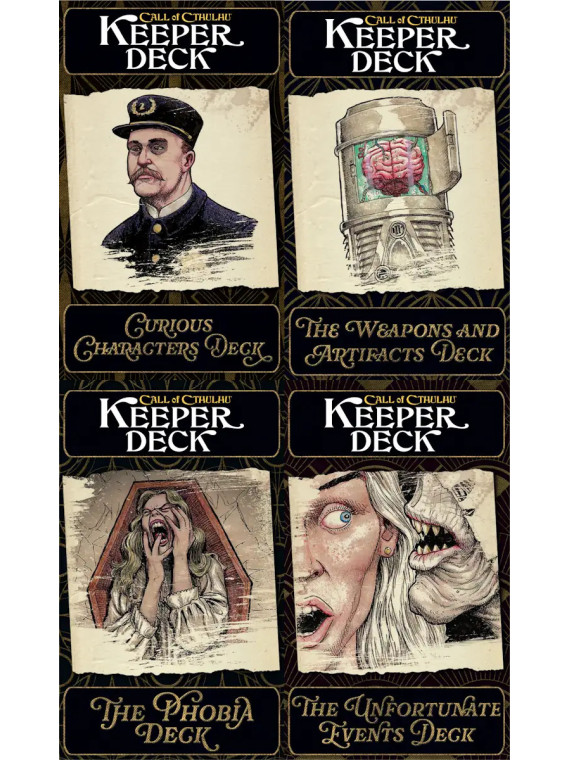 Call of Cthulhu RPG: Keeper Decks 2nd. Edition