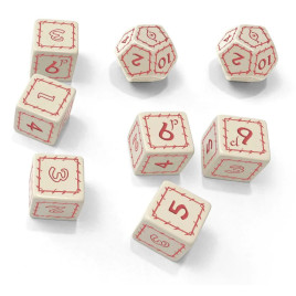 The One Ring - White Dice Set