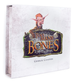 Too Many Bones Chip Coasters: Original Gearlocs