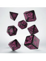 Call of Cthulhu: Black & Magenta Dice Set