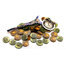 Acrylic Tokens for Lost Ruins of Arnak + Expedition Leaders