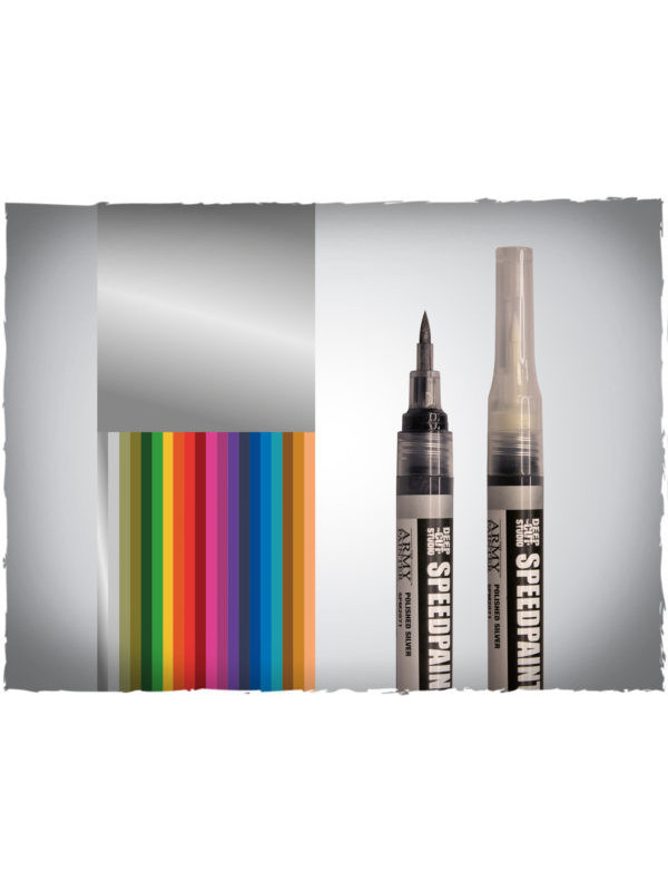 Speedpaint Marker – Polished Silver Metallic