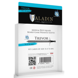 Paladin Sleeves - Trevor Premium Medium+ Square 76x76mm (55 Sleeves)