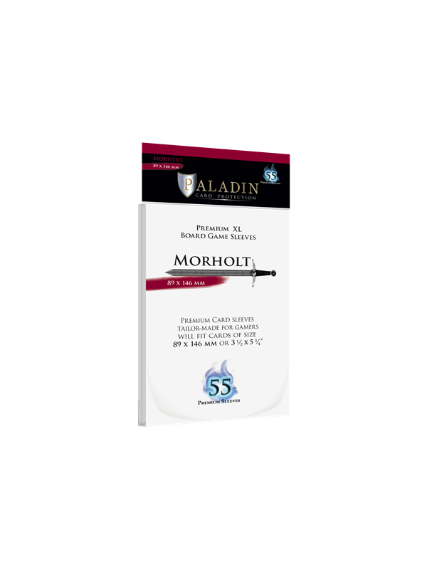 Paladin Sleeves - Morholt Premium XL 89x146mm (55 Sleeves)