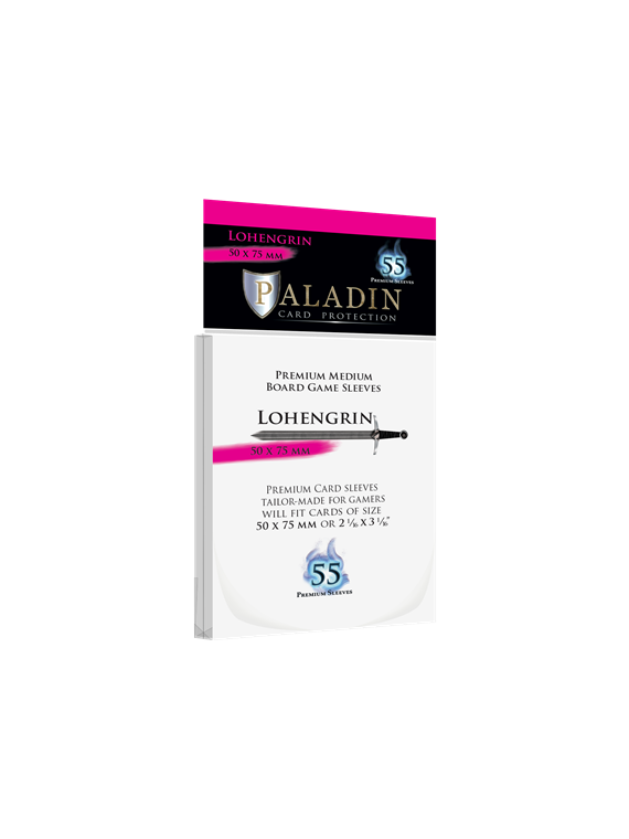 Paladin Sleeves - Lohengrin Premium Medium 50x75mm (55 Sleeves)