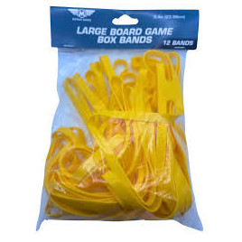 12 Pack of Large Board Game Box Bands (9.4 inches)