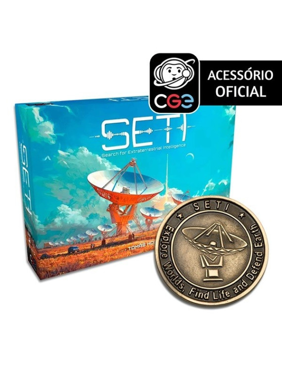 SETI 1st player Token - Moedas & Co
