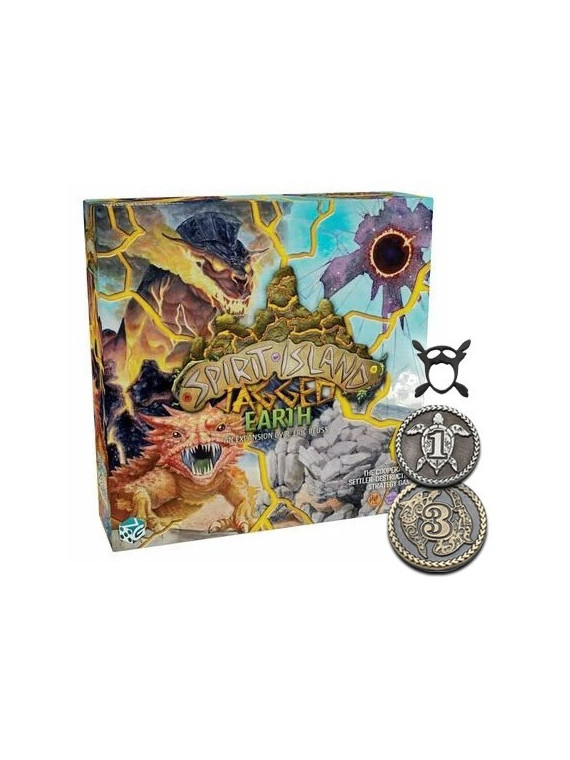 Spirit Island Jagged Earth Coin Set - Moedas & Co