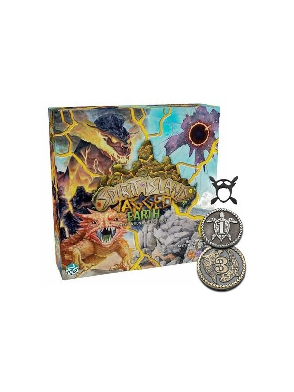 Spirit Island Jagged Earth Coin Set - Moedas & Co
