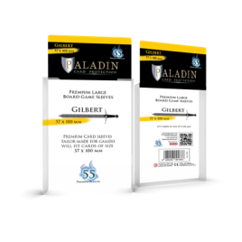 Paladin Sleeves - Gilbert Premium Large 57x100mm (55 Sleeves)