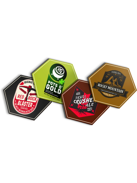 Deep Rock Galactic: Beer Coasters Set