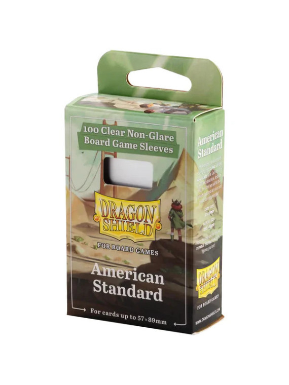 Dragon Shield Board Game Sleeves - American Standard Non-Glare (57x89mm) - 100 Pcs