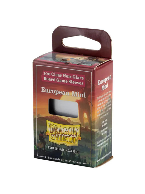 Dragon Shield Board Game Sleeves - European Mini Non-Glare (45x68mm) - 100 Pcs