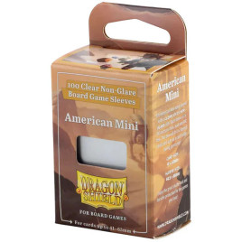 Dragon Shield Board Game Sleeves - American Mini Non-Glare (41x63mm) - 100 Pcs