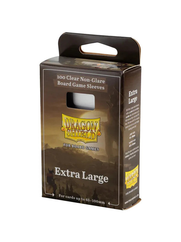 Dragon Shield Board Game Sleeves - Extra Large Non-Glare (65x100mm) - 100 Pcs