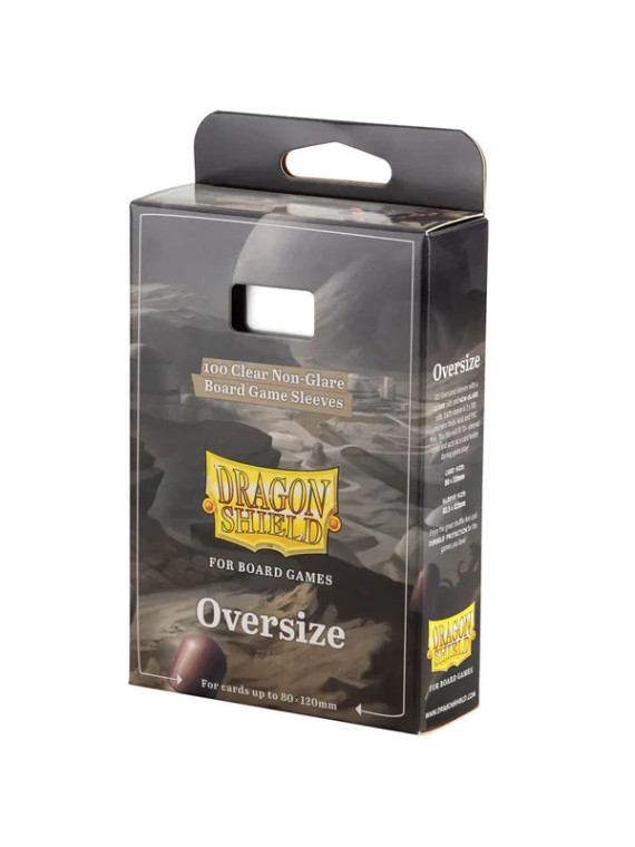 Dragon Shield Board Game Sleeves - Oversize Non-Glare (80x120mm) - 100 Pcs