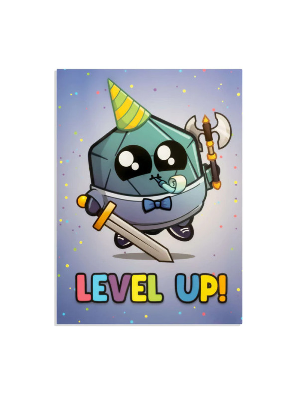 Leveled Up Greeting Card