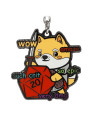 Wow Such Crit Keychain