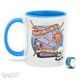 Guess I'll Die Gift Mug + 1 die