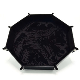CritStones XL Octagonal Foldable Dice Tray - Dragon Skin