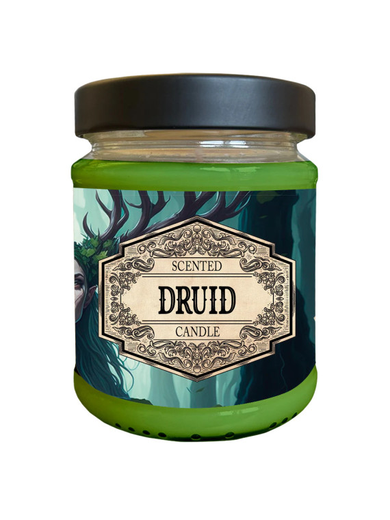 Scented Candle Druid with Surprise Dice