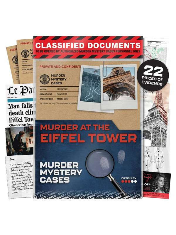 Murder Mystery Cases - Murder at the Eiffel Tower