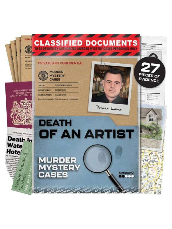 Murder Mystery Cases - Death of an Artist
