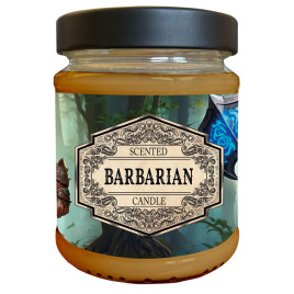 Scented Candle Barbarian with Surprise Dice