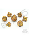Marred Midas Metal RPG Dice Set