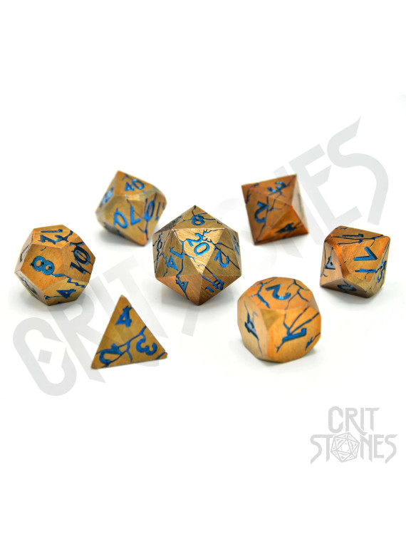 Sundered Spells Metal RPG Dice Set