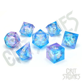 Pink Ice Liquid Core RPG Dice Set