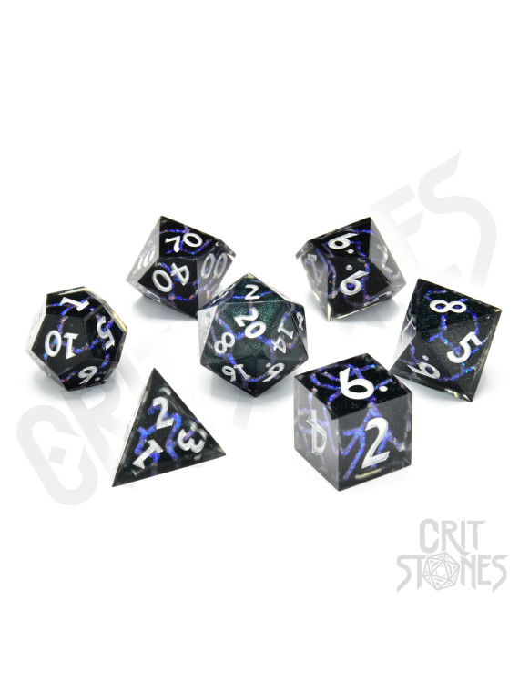 Divine Within Sharp Edge Resin RPG Dice Set