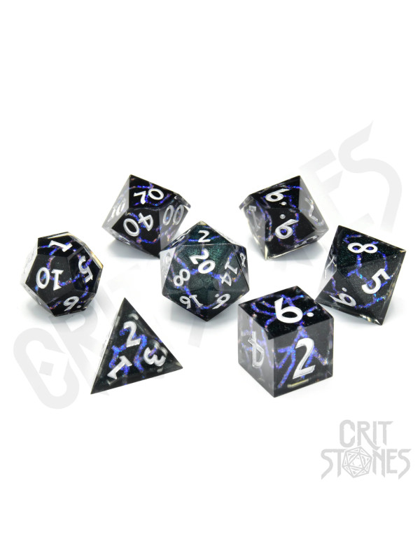 Divine Within Sharp Edge Resin RPG Dice Set