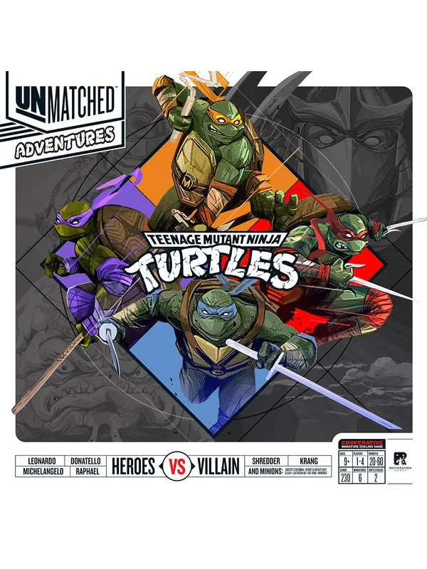Unmatched Adventures: Teenage Mutant Ninja Turtles - Kickstarter Pizza Rama Pledge